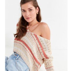 Urban Outfitters Sasha Striped Cropped Sweater
